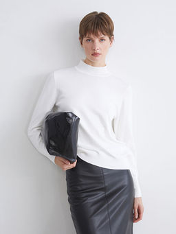 Dik Yaka Kad?n Triko Kazak