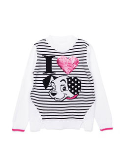 ESLI джемпер для девочки 19С-127СП бело-черный