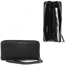 Портмоне женское Croco-ПР-956 натуральная кожа 3 отд, 11 карм, черный шора (100) 208262