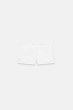 SHORTS MINI CORDONES CRUZADOS / Blanco - Zara фото 8
