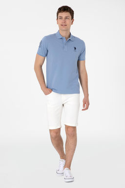 Erkek Slim Fit Polo Yaka Mavi Basic Ti__rt Sepette S_rpriz _ndirim - U.s. polo assn фото 11