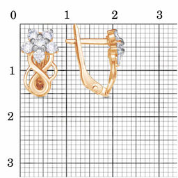 СЕРЬГИ 32811608Р - Красная пресня фото 2