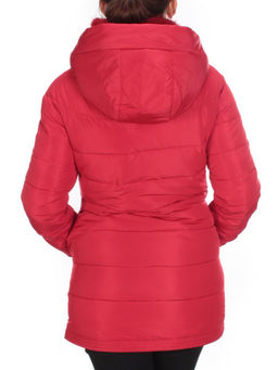 5052 RED Куртка зимняя женская (холлофайбер, отделка натуральная норка)