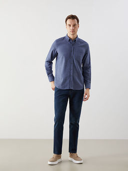 Regular Fit Uzun Kollu Ekose Erkek G?mlek