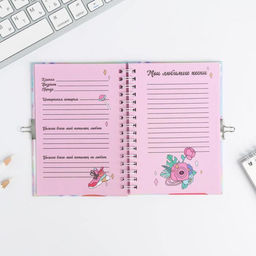 Анкета в твердой обложке на замочке А6 40 л Моя анкета - Artfox фото 18