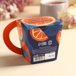 Чай чёрный в коробке-кружке Самых ярких чаепитий, вкус: апельсин, 50 г. - Фабрика счастья фото 4