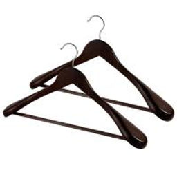 Набор вешалок дерев., 2 шт., с расшир. плеч., 44.5*23*5.8 см, JAPANESE WHITE, шт - Valiant фото 23