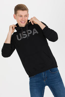 U. S. Polo Assn / Мужской черный базовый свитшот - U.s. polo assn фото 12