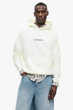 Sudadera estampada con capucha Loose Fit - H&m фото 6