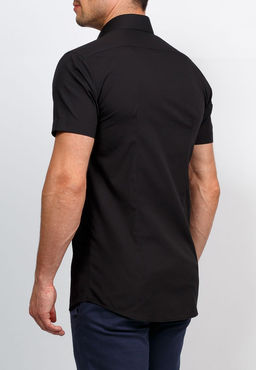 Сорочка мужская короткий рукав GREG 340/309/BLK/ZV  фото 6