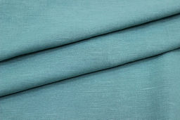 Лен с вискозой с эффектом мятости цв.Бирюзово-зеленый, ш.1.45м, лен-53%, вискоза-47%, 195гр/м.кв - Купава фото 4