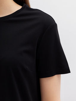 Футболка женская кор.рукав T-lab TL-TK-006VI-F-черный