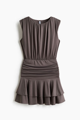 Minivestido drapeado