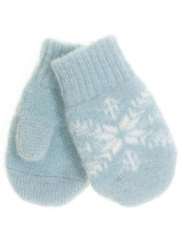 Варежки детские круговые Снежинка 0110-6