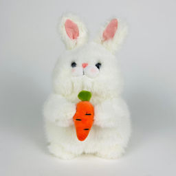 Мягкая игрушка Зайка с морковкой 25 см (арт. 3847/25) - Storyland фото 12
