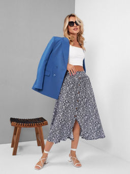 Юбка Вероника (темно-синий) - Nadi bordo фото 2