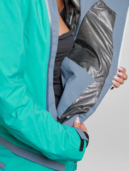 Горнолыжный комбинезон женский зимний зеленого цвета 2323Z - Mtforce фото 19