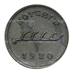 Монета 1 пфенниг 1920 года Германия  Нотгельд Бад-Мергентхайм