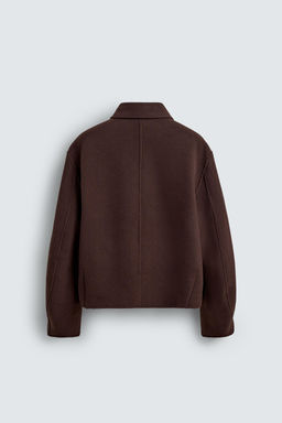 BOXY FIT WOOL BLEND JACKET - Zara фото 16