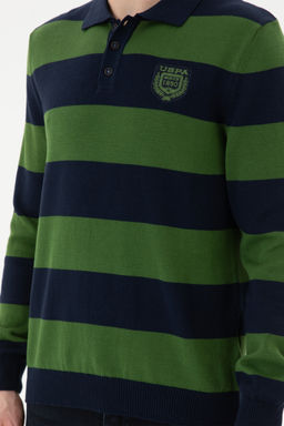 Мужской зеленый свитер - U.s. polo assn фото 20