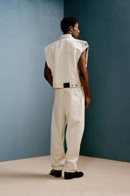 JEANS HIGH RISE BARREL FIT WILLY CHAVARRIA X ZARA / Crudo  фото 2