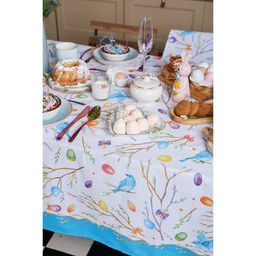 Скатерть Доляна Happy Easter 220х144 см  фото 21
