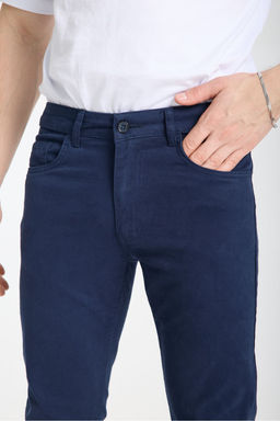 TRENDYOL MAN Lacivert Slim/Dar Paca Basic 5 Cep Esnek Gabardin Pamuklu Pantolon TMNSS25PL00020 - Trendyolmilla фото 8