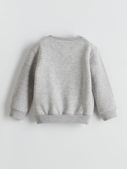 Ay? Teddy Bask?l? K?z ?ocuk Kal?n Sweatshirt 2li