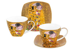 Чайная пара Elan Gallery Поцелуй 4 предмета 250 мл New Bone China  фото 13