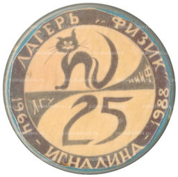 Значок Игналина  лагерь физик