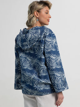 Пыльник Летний день (бело-синий) Б15182-8М - Lt collection фото 3