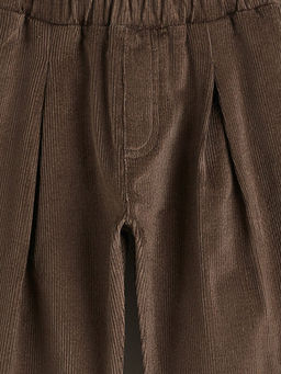 Beli Lastikli Basic Kadife Erkek Bebek Pantolon