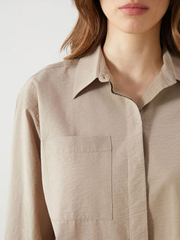 Oversize Poplin Kad?n G?mlek Tunik