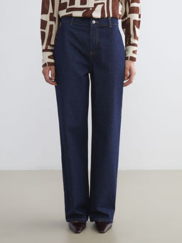 Wideleg Kad?n Jean Pantolon