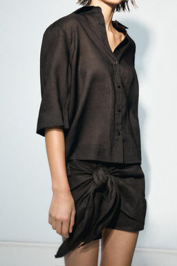 ZW COLLECTION RAMIE SHIRT - Zara фото 18