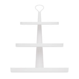 Фруктовница Феерия 3-х ярусная белый М8513 - Альтернатива фото 6