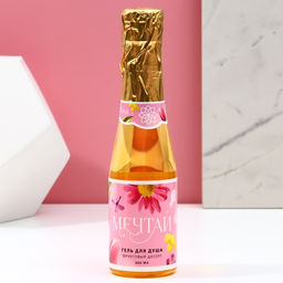 Подарочный набор Яркой весны!, гель для душа шампанское 250 мл и мочалка для тела, Чистое счастье  фото 2