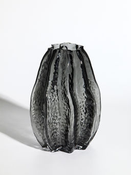 Ваза «Кэли», 21×12×6 см, стекло, серая