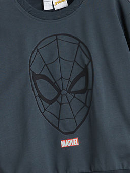 Spider-Man Bask?l? Erkek ?ocuk Sweatshirt