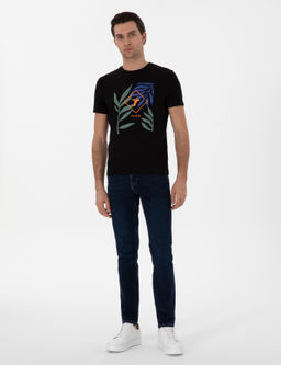 Koyu Mavi Slim Fit Jean Pantolon