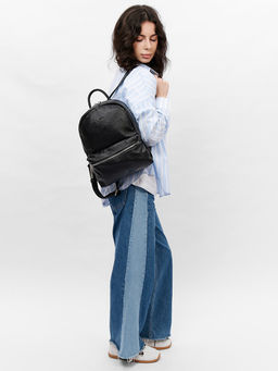 LACCOMA рюкзак Скарлет-Н2005-черный эко кожа хлопок