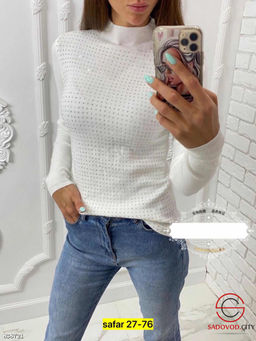 Кофта женская со стразами - Bruno фото 3