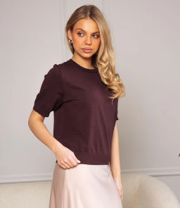 Футболка #ОКТ185001, шоколадный - Dommod фото 2