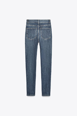 TRF SCULPT HIGH-WAIST JEANS - Zara фото 9