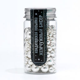 Посыпка кондитерская Жемчужный бисер, 50 г - Кондимир фото 2