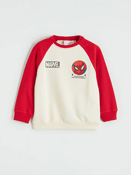 Spider-Man Bask?l? Erkek ?ocuk Sweatshirt