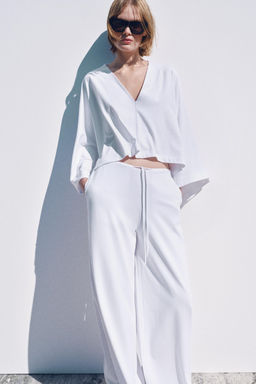TOP CAPA VOLUMEN HEAVY COTTON / Blanco