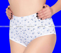 Цена за 5 шт. "Горянка" трусы женские хлопок 100% цветные