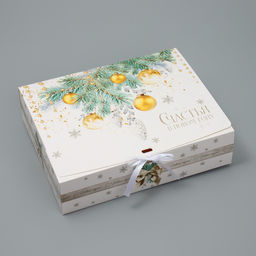 Коробка подарочная Белая сказка , 31 х 24.5 х 8 см