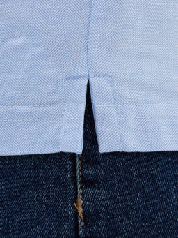 Джемпер мужской с воротником поло GREG G155-TD4-LT0414-1 (голубой)  фото 3